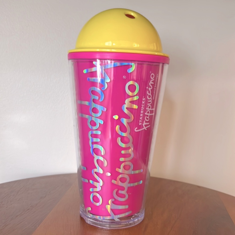 STARBUCKS Vibrant 16oz Frappuccino Cup
